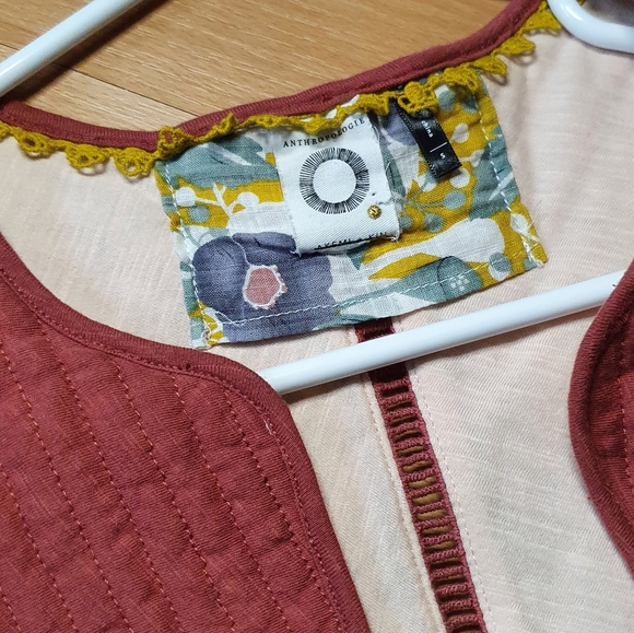 Anthropologie Maroon Blazer - Picture 3 of 3